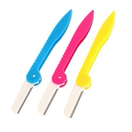 - Assorted Hair Shaver Trimmer Eyebrow Razor Shaper Foldable 3 Pcs