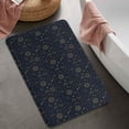thumbnail image 2 of Dark Blue Sun Moon Star Pattern Bathroom Rugs Mat,Non Slip Microfiber Bathroom Rug,Rubber Backing,Soft Bathroom Mats for Bathroom Floor,Tub and Shower,20x32in(50x80cm), 2 of 5