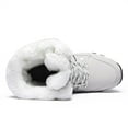 thumbnail image 4 of Women's Winter Waterproof Slip Resistant Snow Boots Warm Faux Fur Lined Mid-Calf Boots, 4 of 5
