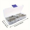 thumbnail image 4 of DEBGFS 260-Piece Set Of Strong & Reliable Safety Pins - Durable  Rust-Resistant Nickel Plated Steel  Perfectly Sharp For Sewing  Crafting & More - 4 Assorted Sizes  Bulk Pack For Everyd,260pcs,none, 4 of 6