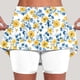 thumbnail image 1 of TaTaai Women Yoga Printed Sports Shorts High Waist Skinny Jogger Skort with Pockets Polyester Breathable Lightweight Stretchy Summer Daily Casual Wear Gift, 1 of 5