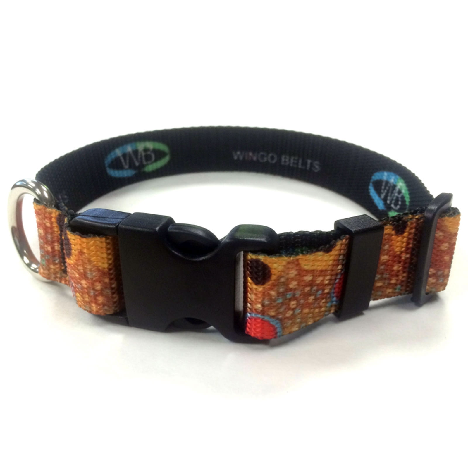 Wingo Dog Collar Brown Trout Small/Medium