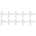 thumbnail image 3 of Filfeel Raccord en T 1/2, Raccord en Plastique, 10 Pcs Raccord en Plastique 3 Voies Résistant à la Pression et à la Température en T, 3 of 8