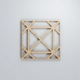 thumbnail image 5 of Ekena Millwork 7 3/8"W x 7 3/8"H x 3/8"T Extra Small Buxton Decorative Fretwork Wood Wall Panels, Alder, 5 of 8