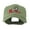 Olive, variant on Knights Text and Mascot Embroidered Cap - Khaki OSFM