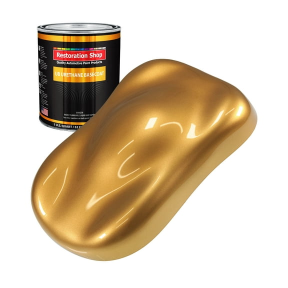 Autumn Gold Metallic 1 Quart URETHANE BASECOAT Car Auto Body Paint