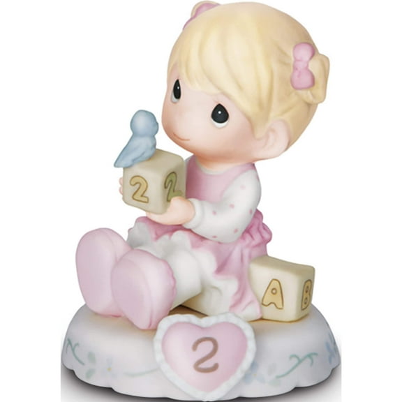 Fashion Precious Moments Growing In Grace Age Two Porcelain Figurine (4 X 3.9) Made China gp720