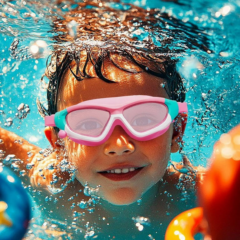Kids Prescription Swim Goggles, Anti-Fog UV Protection Swimming