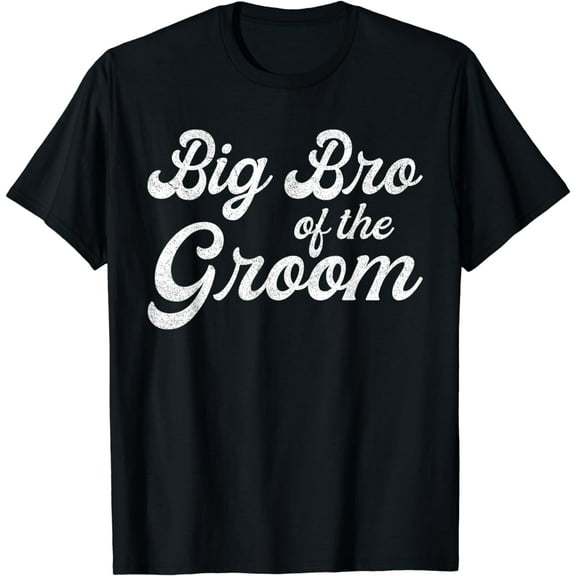 Big Brother Of The Groom Shirts For Men Boys, Bachelor Party T-Shirt