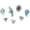 C, variant on 7/8Pcs Set Turquoise Western Finger Knuckle Finger Joint Stackable Ring Flower Geometric Leaf Bohemian Boho Ring Set for Women Jewelry Vintage