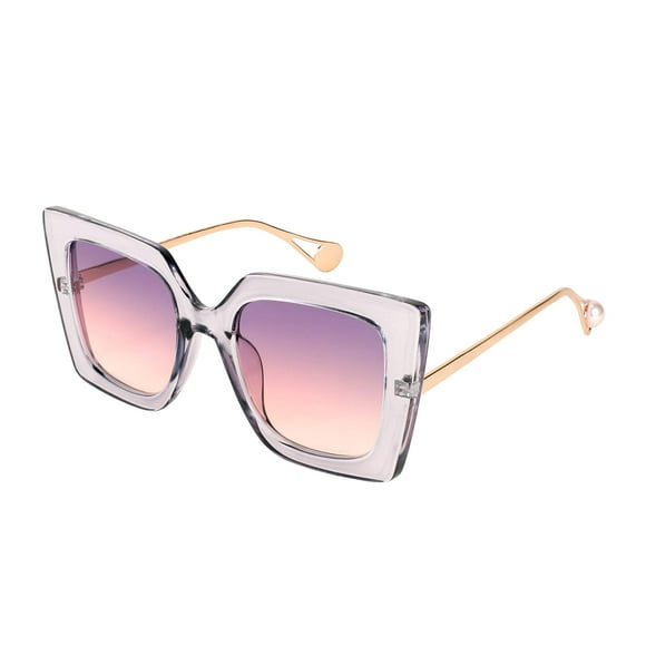 Gafas de sol FEISEDY cuadradas grandes con incrustación de perlas modelo B2625