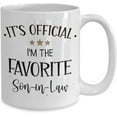 thumbnail image 2 of Favorite Son In Law Mug from Mother in law Birthday Christmas Ideas for Son in law Wedding Ideas for Groom 11 or 15 oz White Ceramic Coffee Cup, 2 of 2