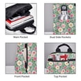 thumbnail image 5 of Daiia Rose Flowers School Backpack for Men and Women Lightweight Backpack Durable Backpack Water-Resistant,Travel,Work Bag, 5 of 9