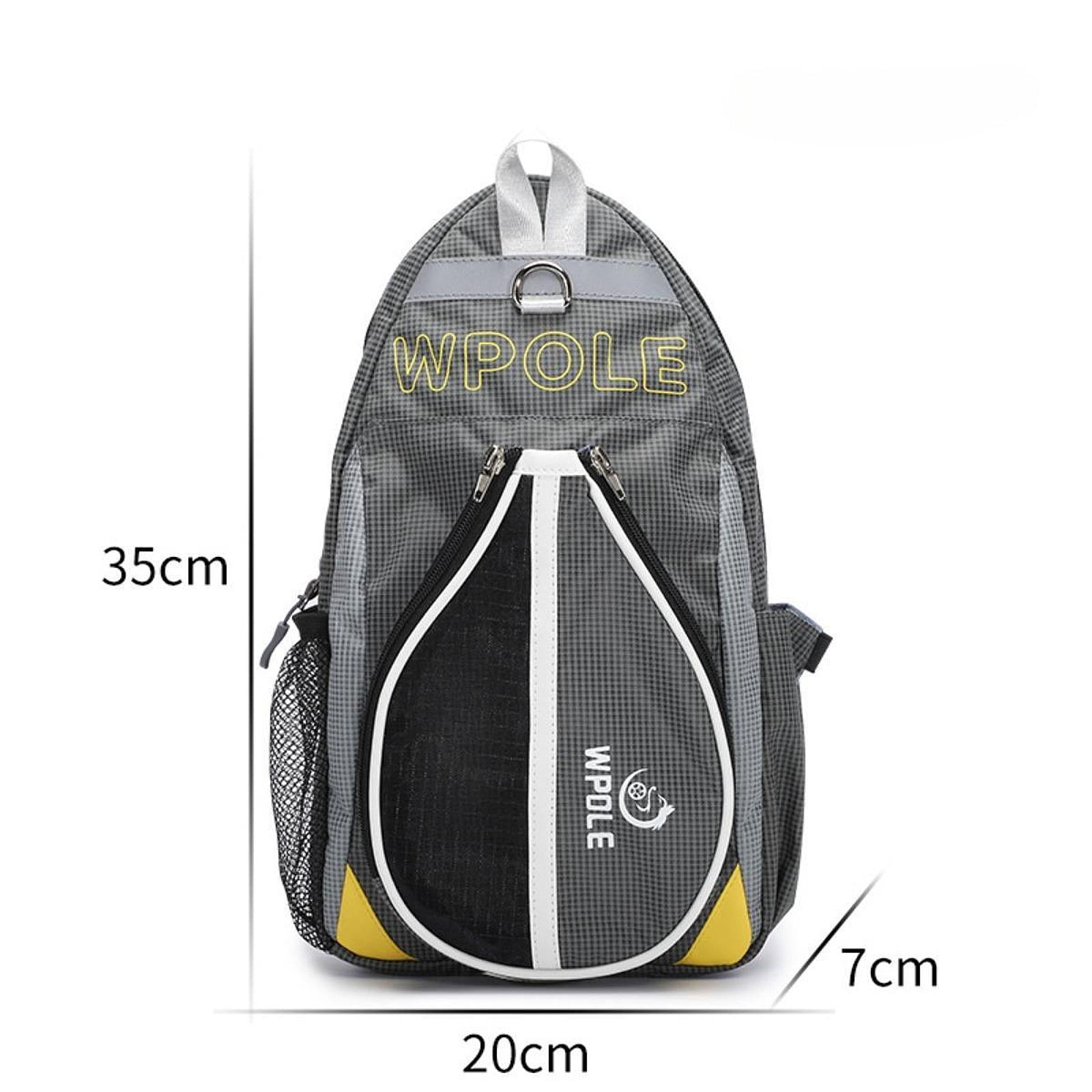 Baoblaze Table Tennis Bag Carrier Leisure Chest Bag for Tennis Racket Beginner