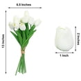 thumbnail image 3 of 10*Simulation Flowers Clearance! 10Pcs Pu Simulation Flower Feel Bouquet Home Wedding Decoration Flower Simulation Flower, 3 of 9