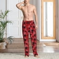 thumbnail image 4 of Salouo A Web With A Spider 1 Print Pajama Pants for Men, Lounge Pants Elastic Waistband Casual Men's sleepwear Loungewear Sleep Pajama Pant -XX-Large, 4 of 7
