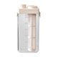 thumbnail image 1 of Jarra nevera, cafetera infusión fría, jarra para bebidas, tarro multiusos para té , cafetera para café para catering, fiesta, leche Blanco 1100 ml, 1 of 8