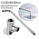 thumbnail image 3 of Sleek Wall Mounted Stainless Steel Shower with Extension Pipe Shiny Silver, 3 of 9