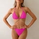 thumbnail image 4 of Tankini de mujer, camiseta sin mangas con tiras de color liso, conjunto de bikini informal de moda para playa, traje de baño de dos piezas para mujer, trajes de baño tankini para mujer, traje de baño, 4 of 4