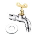 thumbnail image 3 of koolsoo Lockable Faucet Replacement with Key Outdoor Faucet for Workshop Garden Home 4Points 10.5x9.2x2cm, 3 of 9