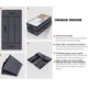 thumbnail image 5 of Paquete grande de 3 paños portátiles, organizador de edredón, funda, funda, manta, almohada, debajo de la cama, bolsa de almacenamiento Lankey Bolsa de almacenamiento de ropa, 5 of 6