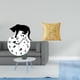 thumbnail image 2 of Reloj Colgante Silencioso Con Forma De Gato Y Elegante Funda De Almohada Para Una Sala De Estar Tranquila, Una Casa De Campo, Un Comedor, Una Escuela, Una Oficina, Un Dormitorio O Una, 2 of 8