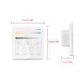 Adjustable Smart Panel for AC 90110V 2.4G Wireless 4Zone CCT LED