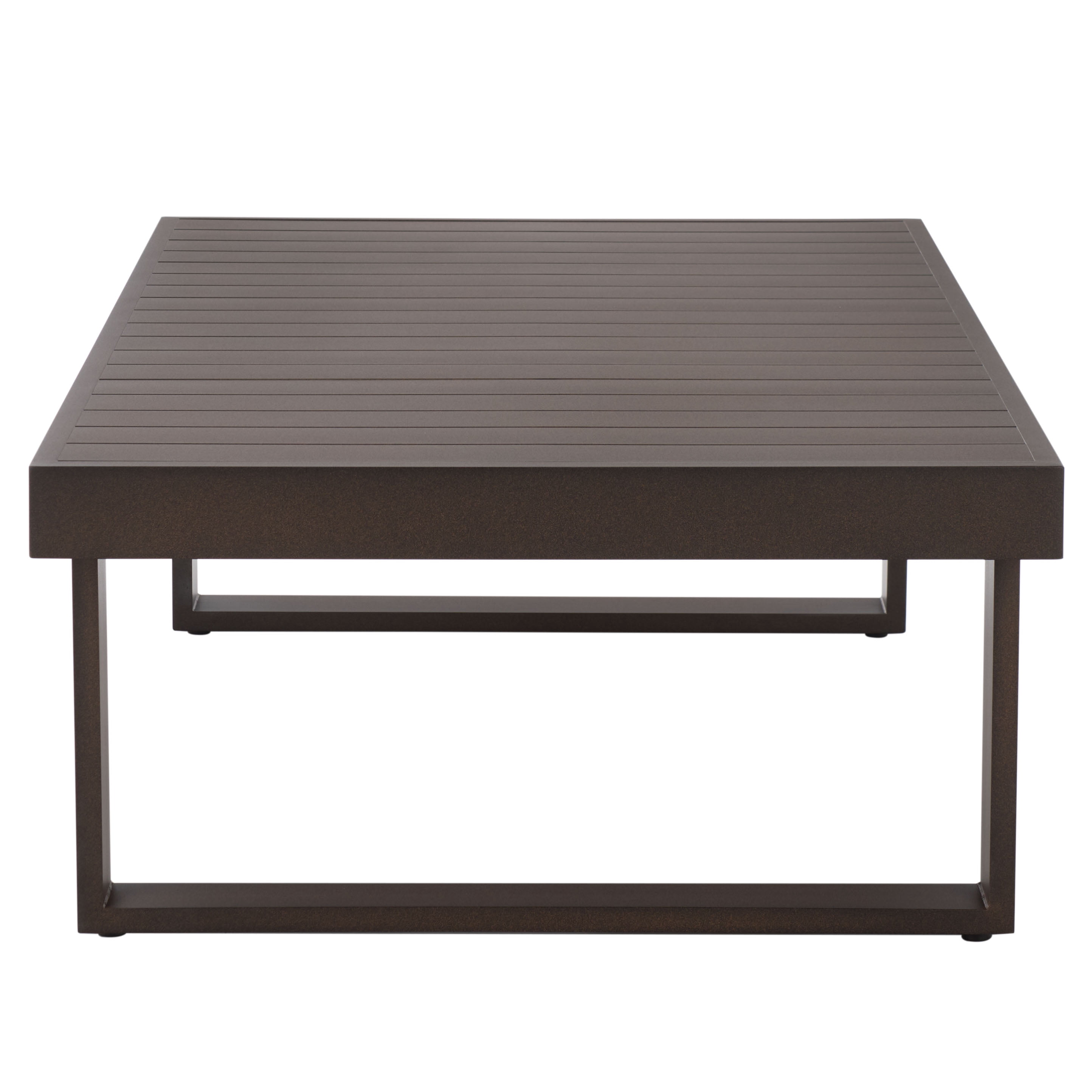 Safavieh Fash Outdoor Morden Metal Coffee Table, Brown