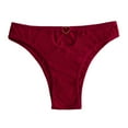 thumbnail image 1 of Gibobby Calzones para mujer sexy Ropa interior cómoda con botón de corazón hueco en la de algodón multicolor para mujer(Rojo,G), 1 of 3