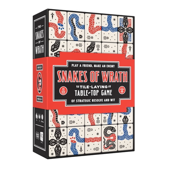 Snakes of Wrath Tile Laying Strategy Game, by USAopoly (Walmart Exclusive)