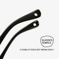thumbnail image 5 of Children Optical Glasses Flexible Bendable One-piece Safe Eyeglasses Girls Boys Plain Mirror Anti-blue Light Silicone Goggles Eyewear Frame, Black, 5 of 9
