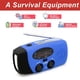 thumbnail image 5 of Mano portátil FM AM WB NOAA Radio Manivela Solar 2000mAh Radio LED Linternas, 5 of 5