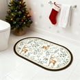 thumbnail image 3 of Gogreen Bath Mat - Bathroom Mat Rug Non Slip Super Absorbent Stain Resistant Quick Dry Bathroom Rug-Bath Mat for Bathroom Floor Bathtub Vanity-Bathmat Bath Rug Easy Care (Christmas Deer, 20"x32"), 3 of 6