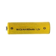 8-Pack AA Solar 800 mAh NiCd Rechargeable Batteries