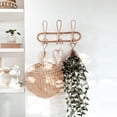 thumbnail image 3 of DOLITY Rattan Coat Hanger Hook Key Holder Rustic Home Decor Rack Organizer for Entryway, 3 of 9