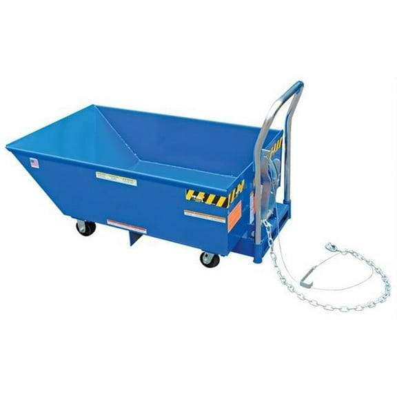 Vestil HOP-LP-N Low Profile Parts Hopper 0.75 Cubic Yard, 2000 lbs