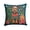 Airedale Terrier, variant on Pit Bull Terrier Christmas Fabric Decorative Pillow 18 in x 18 in
