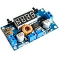thumbnail image 3 of Treedix XL4015 DC-DC Step Down Module High-Power LED Constant Current Drive Module with Voltmeter Display Acrylic Case Compatible with Battery Charging, 3 of 5