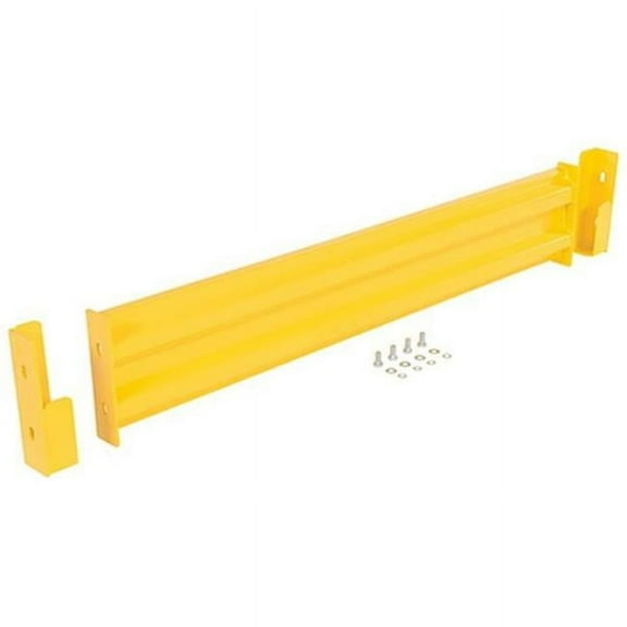 Vestil 54 in. Steel 2 Ribbed Drop-In Style Guard Rail, Yellow