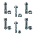 thumbnail image 5 of Set of 6 Shear Bolts Pins Lock Nuts for MTD for Craftsman 7100890 Accessories, 5 of 10