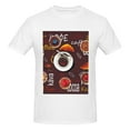 thumbnail image 4 of Bingfone A Cup Of Black Coffee On A Saucer Men'S Loose Fit Short-Sleeve Pocket T-Shirt, 4 of 7