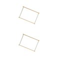 thumbnail image 4 of Kearding Wood Tapestry Scroll Embroidery Frame Crafts Sewing DIY Tools Stitch 50x48cm 2piezas, 4 of 4