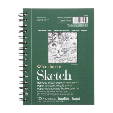 Strathmore Sketch Paper Pad, 400 Series, Recycled, 5