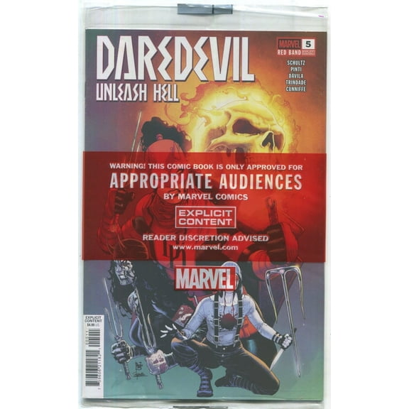 Daredevil: Unleash Hell-Red Band #5 (in bag) VF ; Marvel Comic Book