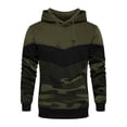 thumbnail image 6 of TBWYF Hooded Sweatshirt Men's Sports Sweater Long Sleeve Hoodies Pullover for Men Green S, 6 of 8
