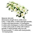 thumbnail image 7 of SPRING PARK 18Pcs Artificial Flowers Artificial Rose Lily Bouquet Wedding Home Decor DIY European Style, 7 of 7
