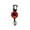 Red, variant on Retractable Keychain Badges Holder Antitheft Keychain Key Holder AntiLost Card Badges Holder Keyholder Easy to Use