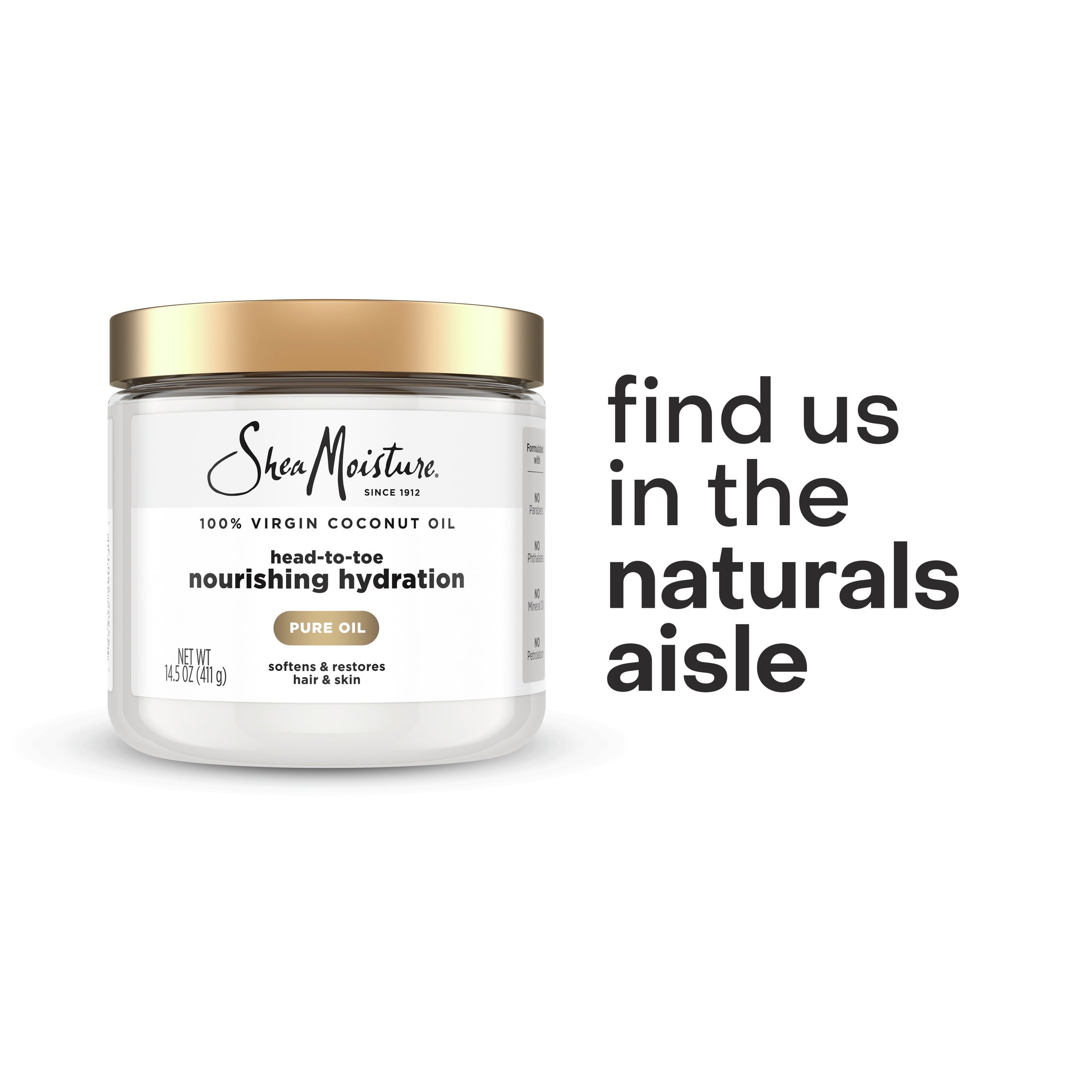 Shea Moisture 100% Virgin Coconut Oil Daily Moisturizing Body Lotion, 15 fl oz - Walmart.com Shea Moisture 100% Virgin Coconut Oil Daily Moisturizing Body Lotion, 15 fl oz - Walmart.com