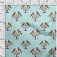 thumbnail image 2 of oneOone Cotton Poplin Fabric Bird & Tree Block Print Fabric By Yard 42 Inch Wide, 2 of 4