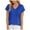 Blue, variant on vigerkar Womens Summer Tops Short Sleeve Shirts for Women V Neck Basic Fashion Clothes With Pocket Green, M